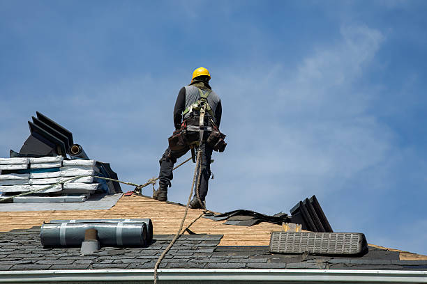 Professional Roofing technician working in Windham, ME